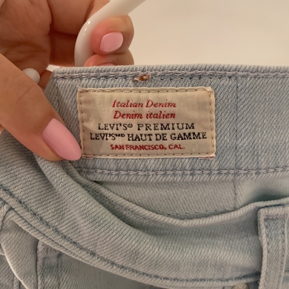 Levi’s Super Skinny jeans baby blue - Picture 4 of 5